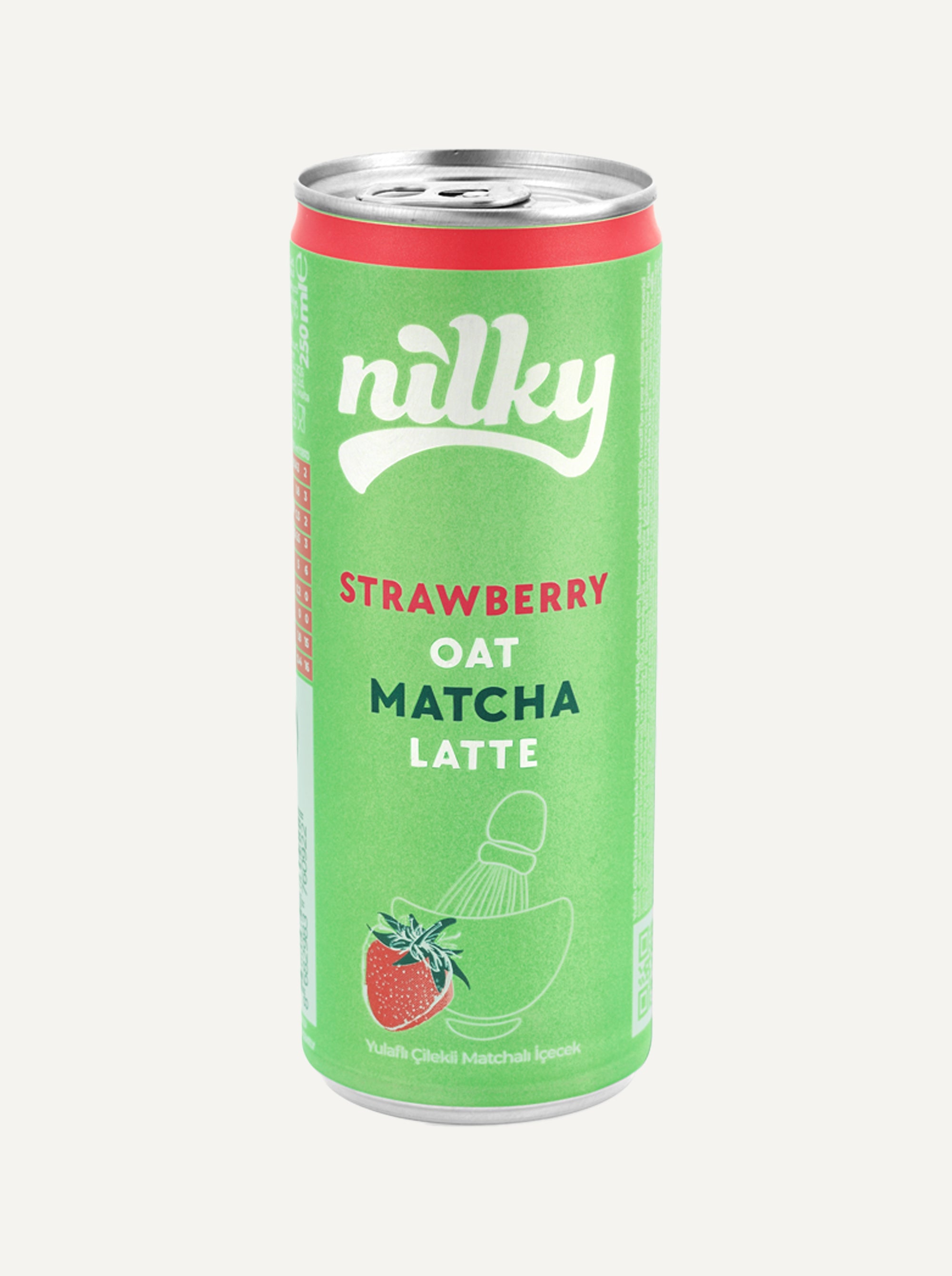 Nilky Yulaflı Çilekli Matcha Latte