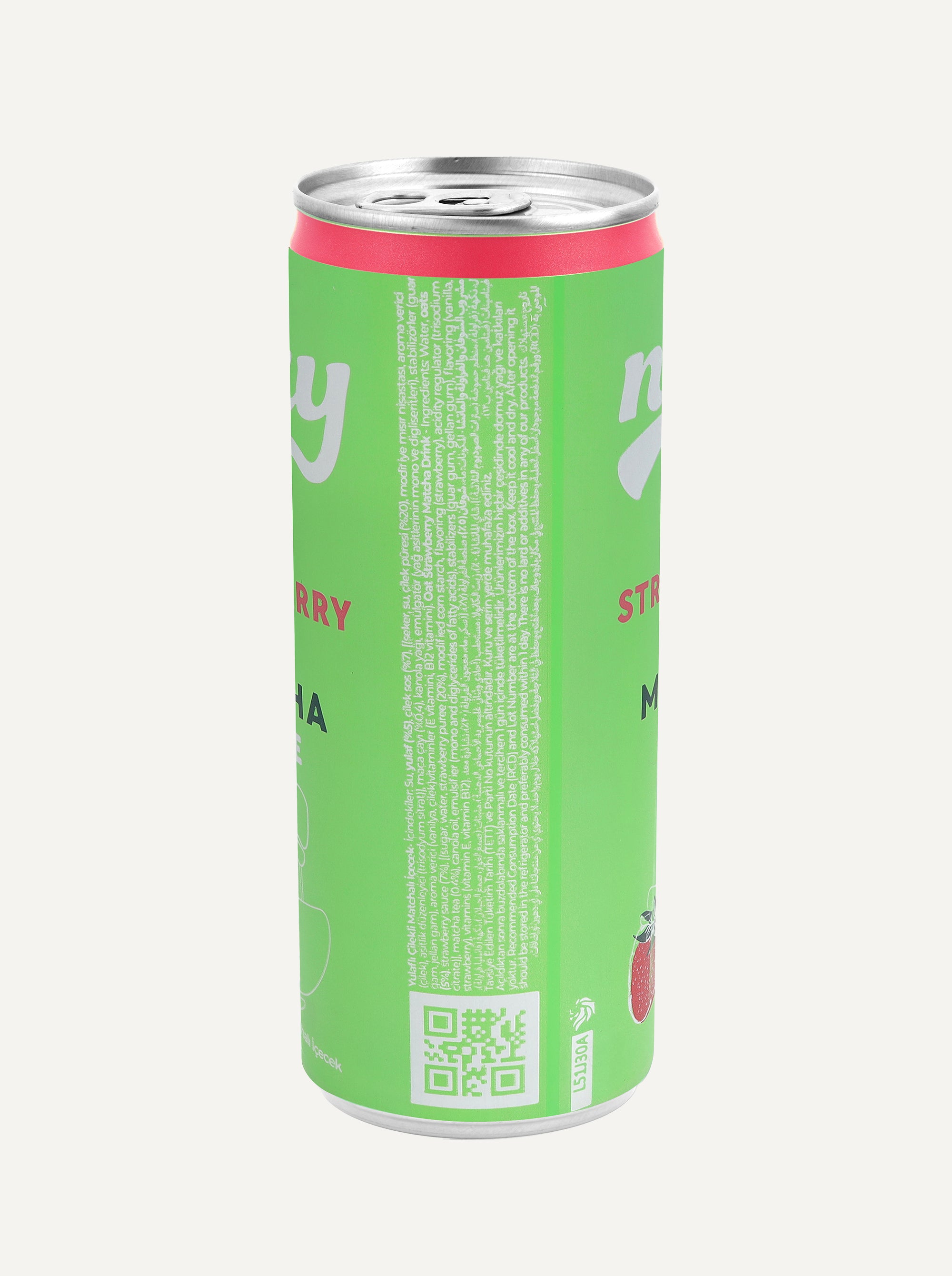 Nilky Yulaflı Çilekli Matcha Latte