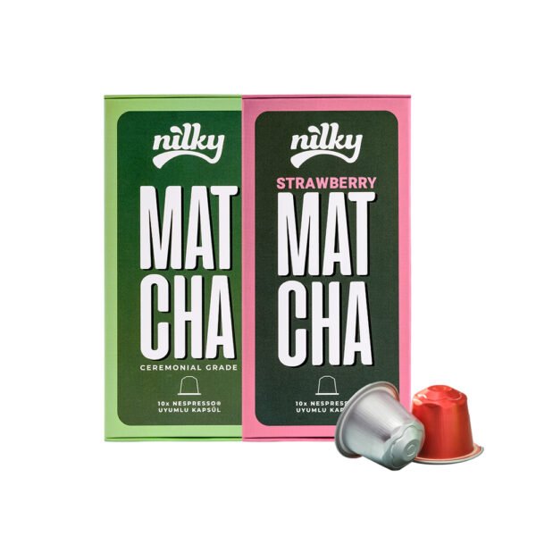 Nilky Matcha Kapsül Tanışma Seti 2 x 10 Adet Kapsül